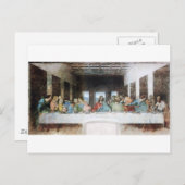 De laatste Supper van Leonardo Da Vinci Briefkaart (Voorkant / Achterkant)