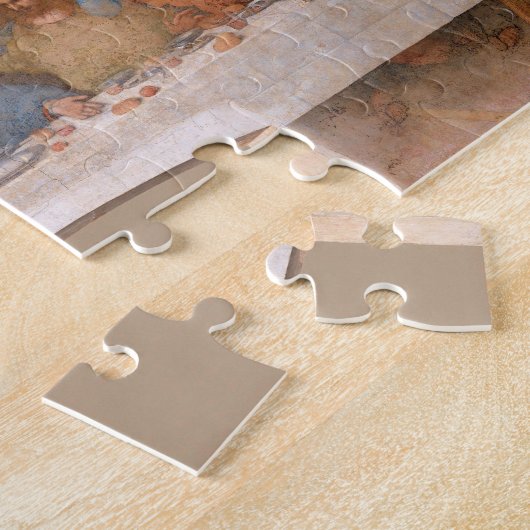 De laatste Supper van Leonardo Da Vinci Legpuzzel (Zijkant)