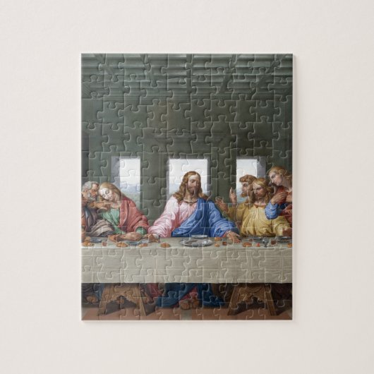 De laatste Supper van Leonardo da Vinci Legpuzzel (Verticaal)