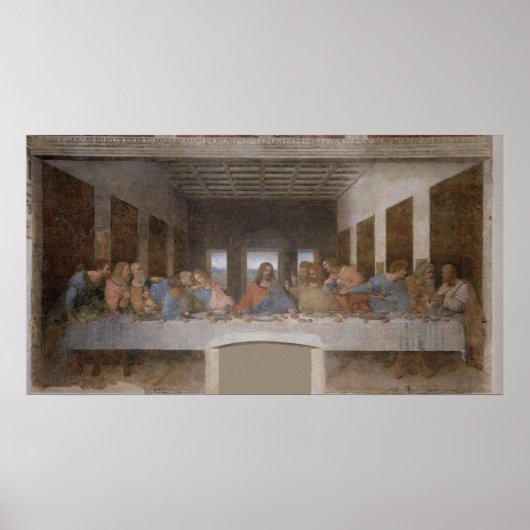 De laatste Supper van Leonardo da Vinci Poster (Voorkant)