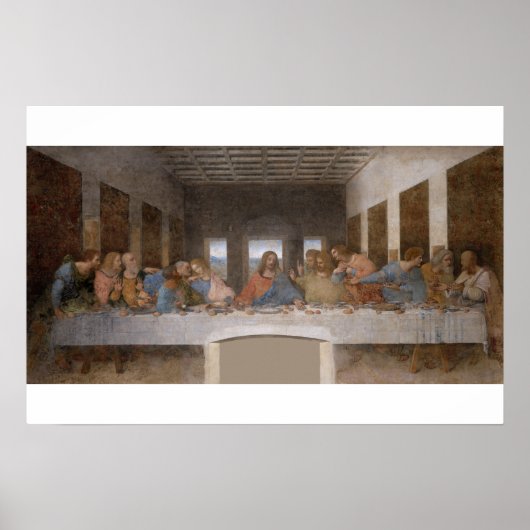 De laatste Supper van Leonardo Da Vinci Poster (Voorkant)