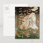 De laatste Tribune van de Clan Kusanoki Briefkaart (Voorkant / Achterkant)