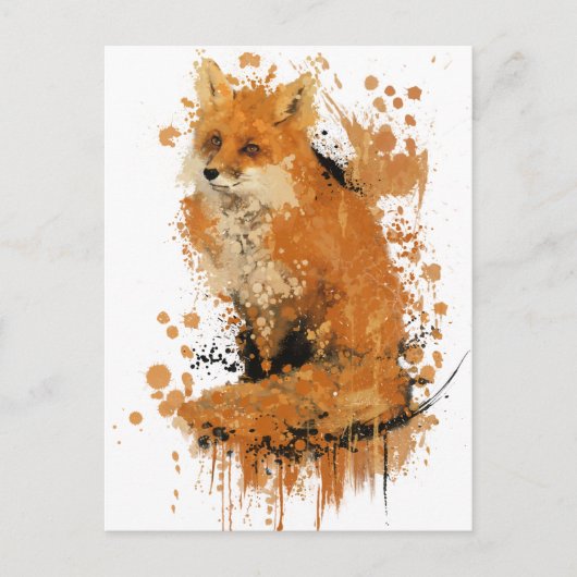 De laatste vos briefkaart (Voorkant)