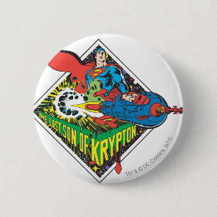 De laatste zoon van Krypton Ronde Button 5,7 Cm