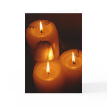 De labels van de hond met kaarsenkaart