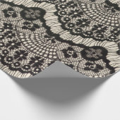 De lace-opening van de verbinding. Fantele sierbl Cadeaupapier (Hoek)