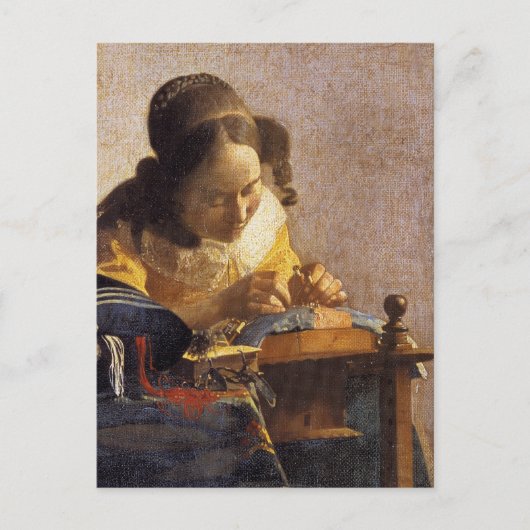 De lacemaker briefkaart (Voorkant)