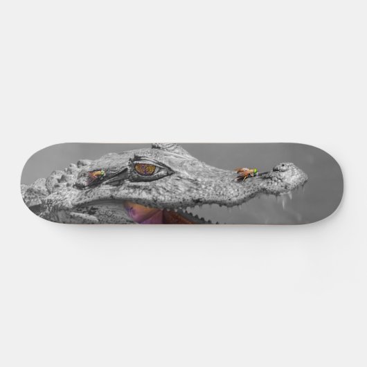 De lachende krokodil en de vliegen skateboard (Horizontaal)