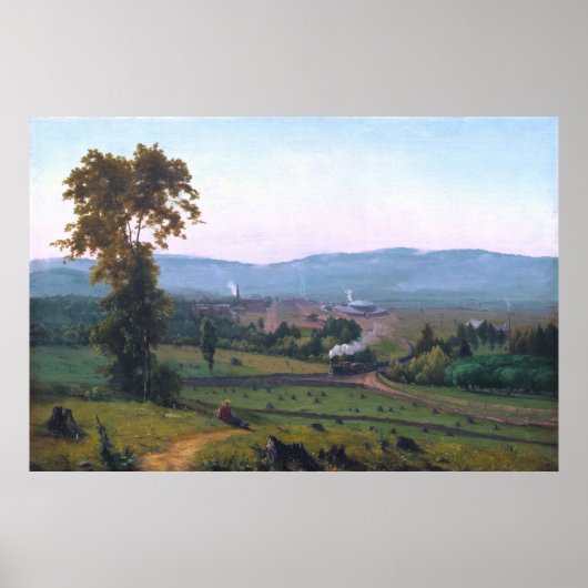 De Lackawant Valley van George Inness Poster (Voorkant)