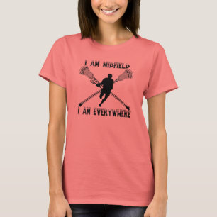De lacrosse de zone centrale T-shirt partout
