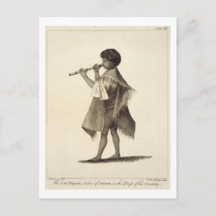 De Lad Taiyota, Inheems van Otaheite, in de Dress Briefkaart