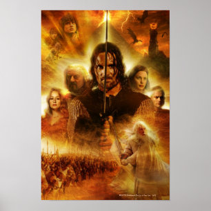DE LAD VAN DE KRUIDEN: ROTK Aragorn Movie Poster