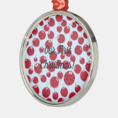 De Ladybug Shindig Metalen Ornament (Links)