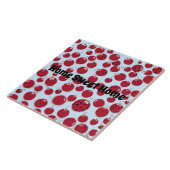 De Ladybug Shindig Tegeltje (Zijkant)