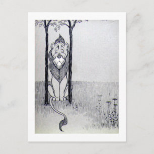 De laffe Lion Briefkaart