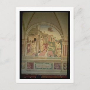 De lagellatie van St. Benedict, van het leven Briefkaart