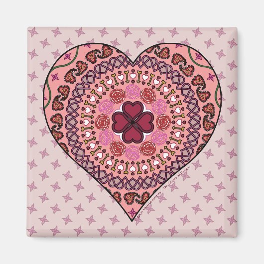 De lagen van de Hartmagneet Magneet (Voorkant)