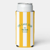 De Lake Club Green Crest Yellow Nautical Stripe (Seltzer Voorkant)