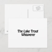 De Lake Trout fluisteraar Briefkaart (Voorkant / Achterkant)