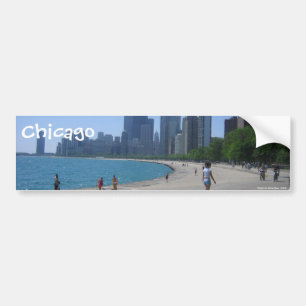 De Lakeshore, Chicago, IL, Chicago, Foto door A... Bumpersticker