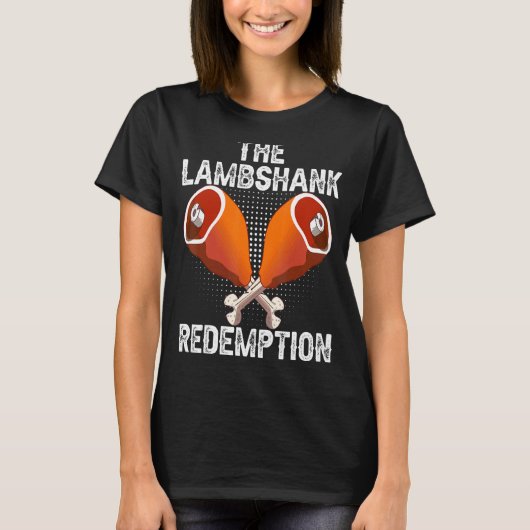 De Lamb Shank Redemption Passover Seder Bord Bit T-shirt (Voorkant)