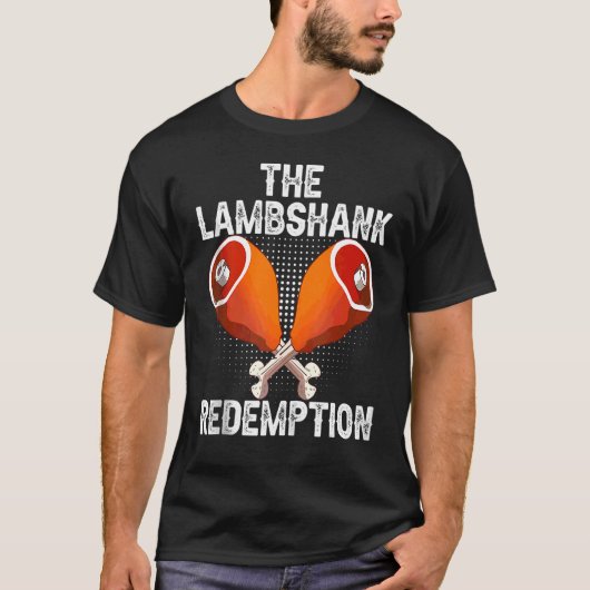 De Lamb Shank Redemption Passover Seder Bord Bit T-shirt (Voorkant)