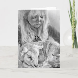 De Lamb van God Feestdagen Kaart