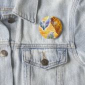 De Lamb van God! Ronde Button 5,7 Cm (In situ)