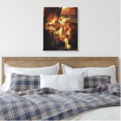 De Lament voor Icarus Canvas Afdruk (Insitu (Slaapkamer))