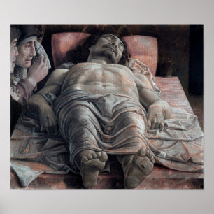 De Lamentatie over de dode Christus, Mantegna Poster