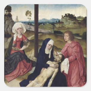 De Lamentation, c.1455-60 Vierkante Sticker