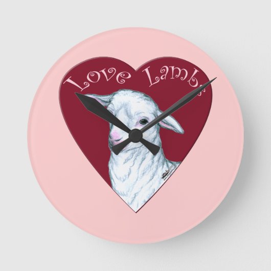 De Lammeren van de liefde Ronde Klok (Voorkant)
