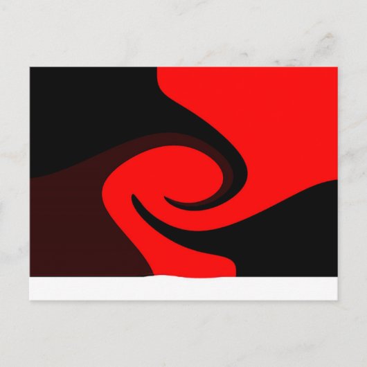 DE LAMP VAN DE LAVA BRIEFKAART (Voorkant)