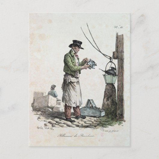 De lamplichter briefkaart (Voorkant)