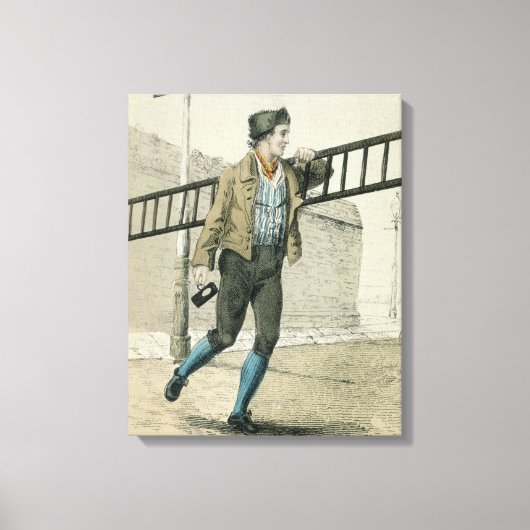 De lampverlichting canvas afdruk (Voorkant)