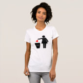 De lancement le T-shirt des femmes d'amour (Devant entier)