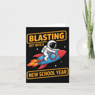 De lancering in een nieuw schooljaar Astronaut Kaart