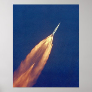 De lancering van Apollo 11 Poster