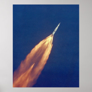 De lancering van Apollo 11 Poster