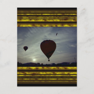 De Lancering van de hete Lucht Briefkaart