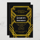 De lancering van de uitnodiging van 20 's avonds (Voorkant / Achterkant)