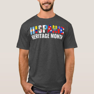 De Landen van de Latijns-Amerikaanse eilanden die T-shirt