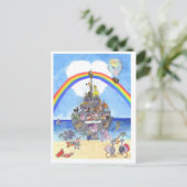 De landende partij II, Noah's Ark briefkaart (Staand voorkant)