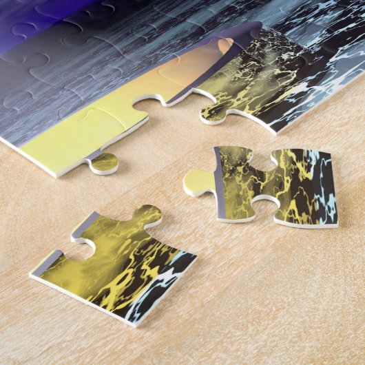 De landing legpuzzel (Zijkant)