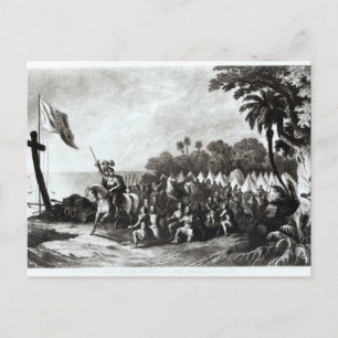 De landing op Tampa Bay Briefkaart