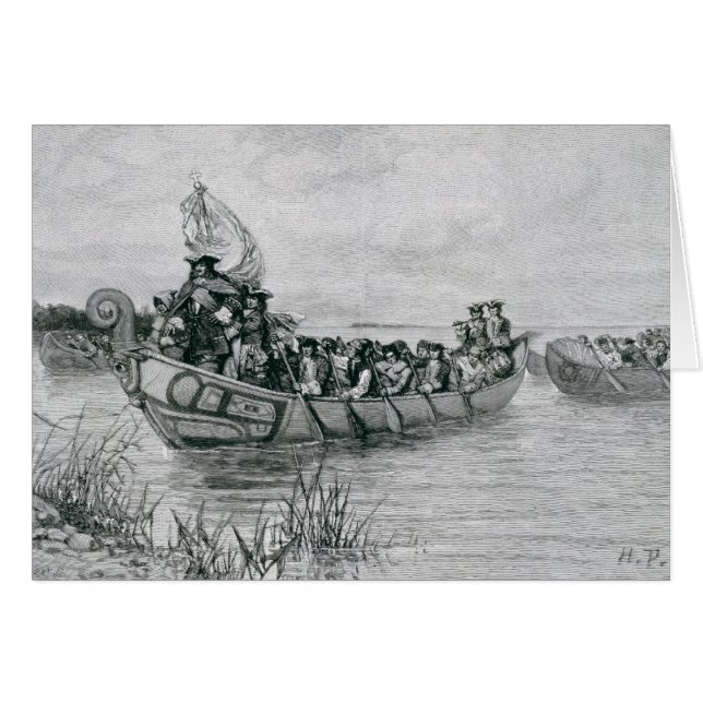 De landing van Cadillac (Voorkant Horizontaal)