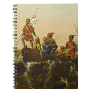 De landing van Columbus, c.1837 (olieverf op doek) Notitieboek