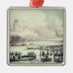 De landing van de Amerikaanse strijdkrachten te Ve Metalen Ornament