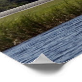 De landing van Space Shuttle Atlantis (STS-112) Poster (Hoek)