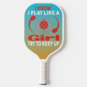 De lange en korte van het teckel pickleball paddle (Achterkant)